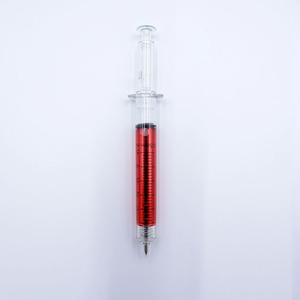Syringe Shape Ballpoint <b>Pen</b> 0.7mm Plastic Novelty <b>Pen</b> Custom Logo Promotional Medical <b>Gift</b> <b>Pen</b> Bulk - Product Image 6