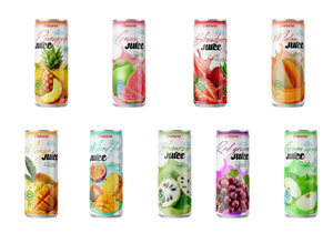 MEJOR VENDIDO Jugo de Fruta 100% Natural y Saludable Hecho en Vietnam, Sabor Guayaba Rosa, 330 ml, OEM ODM - Product Image 4