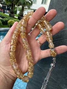 Rosario Tasbeeh de Resina Ecológica Hecho a Mano de Primera Calidad con Elegantes Cuentas de Oración Islámicas para Hombres y Mujeres - Product Image 6