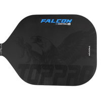 Raquettes de pickleball en fibre de carbone thermoformées entièrement personnalisables OEM ODM, prix de gros, poignée en PU premium, noyau en nid d'abeille polymère