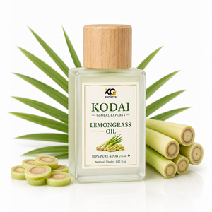 Aceite Esencial Multifuncional de Limoncillo de Tamil Nadu 100% Puro y Natural, Destilado al Vapor, para el Cuidado de la Piel, de Kodai Global Export - Product Image 1