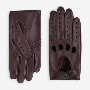 Factory Direct Custom Full Finger <b>Gloves</b> <b>Touchscreen</b> Leather Driving <b>Gloves</b> Private Label Premium Quality - Product Image 2