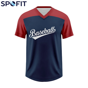 Nueva Llegada, Jersey de Béisbol Personalizado de Alta Calidad con Cuello en V, Cómodo y Duradero, Ropa Deportiva para Equipos de Béisbol para Adultos - Product Image 5