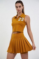 Uniformes de Tenis para Mujer con Estampado Animal, Personalizados con Impresión Digital, Transpirables, Ecológicos, de Secado Rápido, con Spandex/Algodón, OEM