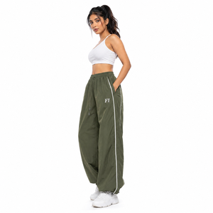 High Quality Custom Logo Plus Size Casual Loose Fit men's pants Mid Waist Multi-Pocket Breathable <b>Cargo</b> Sports <b>Trousers</b> USA - Product Image 1