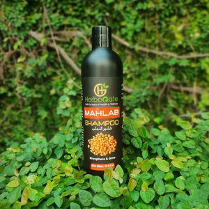 Shampoo Herbal Mahlab pour cheveux secs, réparation, hydratation et soin des cheveux pour un aspect sain, soutien naturel - Product Image 6