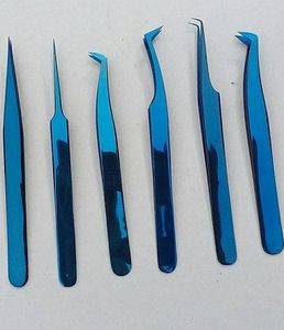 Pinces à cils en acier inoxydable avec pointe dentelée pour extensions de cils, option logo personnalisé - Vente en gros - Product Image 2