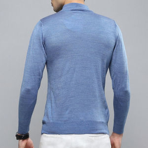 T-shirt thermique à col montant pour homme OEM, manches longues, couche de base pour l'hiver et les activités de plein air - Product Image 6