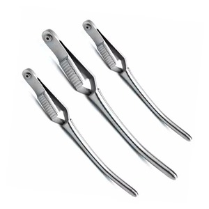 Ensemble de pinces chirurgicales allemandes Debakey Bulldog, atraumatiques, courbées, pour tissus vasculaires, micro-pinces chirurgicales de qualité supérieure en acier inoxydable - Product Image 3