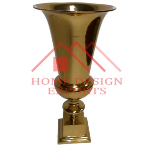 <b>Gold</b> Urns <b>Planter</b> for Wedding Table Centerpieces 2024 New Arrival Premium Quality Antique <b>Gold</b> Flower Urns Vase - Product Image 6