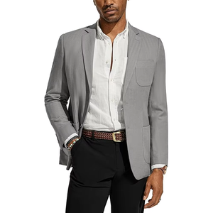 High-End Light Yellow V-neck Single Breasted 2 <b>Buttons</b> Breathable Zipper Fly Men's Formal <b>Suit</b> for Business and Wedding - Product Image 3