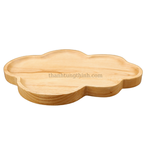 Plateau de service en bois avec poignée, finition mate, design minimaliste, 100% bois naturel, ustensile de cuisine - Product Image 5