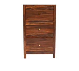 Commode à 3 tiroirs en bois massif |   Commode de chambre minimaliste |   Meubles en bois et autres articles de décoration intérieure en gros - Product Image 6