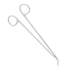 Ciseaux vasculaires en acier inoxydable robuste, à lame plate angulaire, meilleur instrument manuel de chirurgie cardiaque, certifié CE par Grip Surgical - Product Image 2