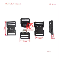 Accessoires pour sac à dos tactique : Sangle en toile, boucle, clip, boucle tactique en plastique robuste et réglable, imperméable et tendance