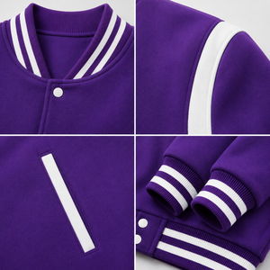 Veste de sport de style universitaire, conçue pour un confort durable et un attrait intemporel, idéale pour les tenues décontractées actives et les looks inspirés de la mode urbaine. - Product Image 6