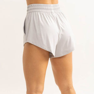 Shorts de Verano para Mujer, Cintura Media, Elásticos, Lavados, Cómodos, Transpirables, Tela de Spandex/Poliéster, Patrón Bordado - Product Image 4