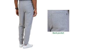 Pantalon en lin pour homme, couleur unie, décontracté, long, taille élastique, cordon de serrage, bouton, coupe droite, grandes tailles S-5XL, été, vente en gros - Product Image 3