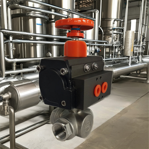 Vanne à bille pneumatique avec support OEM personnalisé - Product Image 3