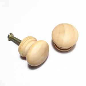 Boutons décoratifs en bois de qualité supérieure au design moderne, écologiques, durables, à bas prix, vente en gros directe d'Inde - Product Image 3