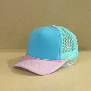 Unisex Pink Red Striped <b>Mesh</b> Trucker Hat Breathable Adjustable Casual Cap Spring Summer Adult - Product Image 2