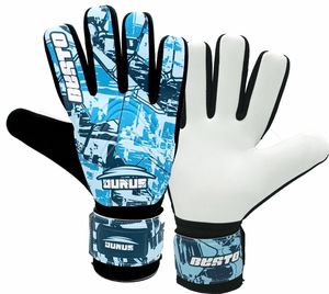 Wholesale High Quality PU Leather Stretch Adjustable Wrist <b>Strap</b> Waterproof Non-Slip Lightweight Full <b>Finger</b> Goalkeeper Gloves - Product Image 3