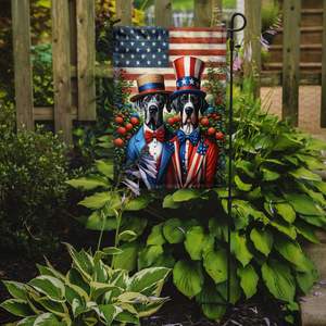 Drapeau de jardin américain multicolore Great Dane Bannière décorative de jardin pour patio Artwork for Flower Beds Mailboxes Garden Size - Product Image 2