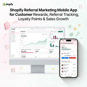Aplicación Móvil de Marketing de Referencias de Shopify para Programas de Recompensas para Clientes, Seguimiento de Referencias, Puntos de Fidelización y Crecimiento de Ventas - Product Image 2