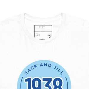 Camiseta Unisex Azul con Gráficos Blancos, Cuello Redondo, Algodón Suave, Manga Corta, Informal, para Uso Diario, Moda Urbana - Product Image 3