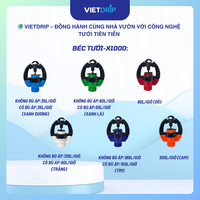 VIETDRIP Micro Rotary Sprinkler X1000 Nozzle Irigasi Pertanian Plastik Virgin Warna Oranye Hitam Pasokan Langsung Pabrik