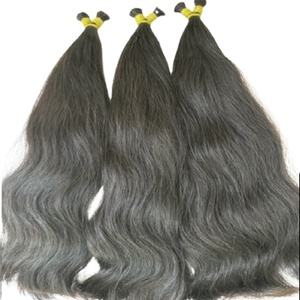 Precio al por mayor 100% cabello humano vietnamita donante único Super doble tirón Color Natural a granel Sin enredos Sin caída Color negro - Product Image 4