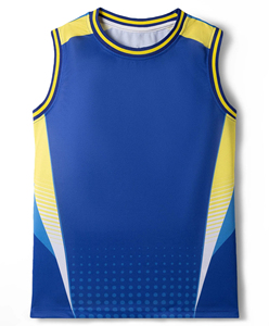 Maillots de basket personnalisés par sublimation, ensemble débardeur et short, tenue d'équipe pour garçons, uniforme sans manches pour jeunes, vêtements de sport OEM pour enfants - Product Image 3