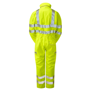 Combinaison de travail unisexe personnalisée haute visibilité thermique fluorescente respirante ignifuge réfléchissante avec poches pour l'industrie - Product Image 5