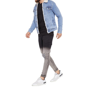 Wear Men's Classic <b>Denim</b> Jacket Solid Color Turn down Collar Button Closure Washed Cotton <b>Denim</b> Outerwear <b>Coats</b> - Product Image 1