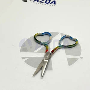 Tijeras de Bordado con Forma de Corazón Coloridas, de Acero Inoxidable, con Hoja Recta Afilada, para Cortar Hilo, Herramienta de Costura y Manualidades - Product Image 3