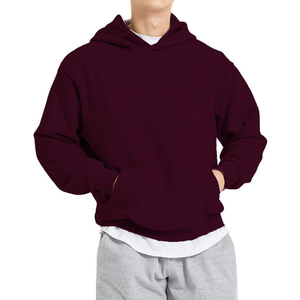 Sweat-shirts à capuche surdimensionnés avec logo personnalisé, épaules tombantes, 100% coton, respirants pour hommes, en vente - Product Image 1