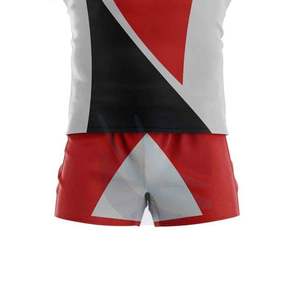 Ensembles d'uniformes de rugby pour hommes sur mesure de haute qualité, design premium, respirants, 100 % polyester, vêtements d'équipe de rugby OEM - Product Image 2