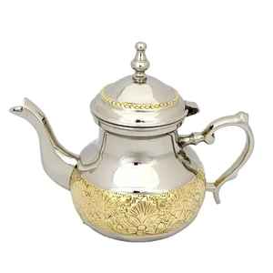 Cafetera Árabe Tradicional Dallah, Hecha a Mano, de Acero Inoxidable, Tetera de Oriente Medio para Servir en Casa, Cafetería o Restaurante - Product Image 3