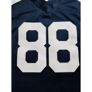 ชุดยูนิฟอร์มรักบี้ปักลายคุณภาพสูง ทรงโอเวอร์ไซส์ สีดำ ระบายอากาศได้ดี ชุดยูนิฟอร์มอเมริกันฟุตบอลแบบกันหนาว - Product Image 5