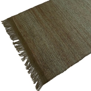 Tapis de jute indien moderne fait à la main grand tissage plat tissé Dhurry pour la maison salon porte extérieure prière en soie ensembles de tapis - Product Image 1