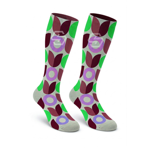 Chaussettes de sport tricotées en gros pour hommes, femmes et unisexe, antidérapantes, à motif lettres, couleurs personnalisées, logo, chaussettes de compression douces - Product Image 6