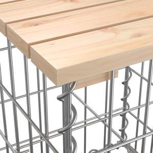 Banco de Jardín de Madera de Pino Natural Sólido, Banco de Patio Compacto y Duradero - Product Image 6