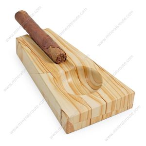 Cenicero Trapezoidal de Cigarros de Madera de Teca y Mármol, Hecho a Mano, Irrompible, con Diseño Personalizado al por Mayor - Product Image 3