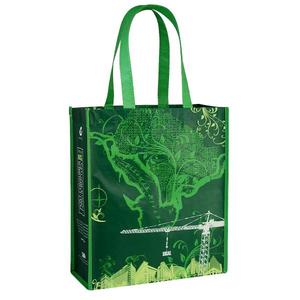 Bolsa de Hombro con Cremallera de Alta Calidad, Bolsa de Plástico RPET Personalizada, Bolsa de Tela No Tejida de Vietnam, Bolsa de PP No Tejida con Logotipo Impreso Personalizado, Tela RPET - Product Image 5