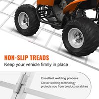 Rampe pliante en alliage d'aluminium de 1500 lb, neuve, pour moto, tracteur, VTT/UTV, camions, tondeuse à gazon