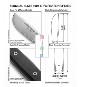 Cuchillos de Autopsia y para Cartílagos de Acero Inoxidable, Instrumentos Quirúrgicos Post-mortem, Herramientas Médicas Forenses para Disección, Patología - Product Image 2