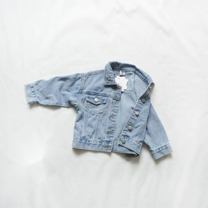 Ins Fashion High Quality Spring Autumn Kids Coats Casual Boys Girls Denim <b>Jackets</b> - Product Image 3