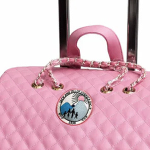 กระเป๋าเดินทางแบบมีล้อลายควิลท์สีชมพู แจ็คแอนด์จิล  กระเป๋าเดินทางมีล้อเก๋ไก๋  กระเป๋าเดินทางขนาดพกพา  กระเป๋าเดินทางที่กว้างขวาง ทนทาน และหรูหรา - Product Image 3