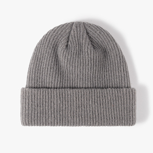 Bonnet d'hiver unisexe avec visière, chaud, double tricot, revers, pour voyage, en tissu courant, tailles adultes - Product Image 3