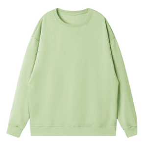 T-shirt à manches longues pour homme, 100 % coton jersey, col rond, couleur unie, coupe décontractée, respirant, tricoté, haut uni - Product Image 3